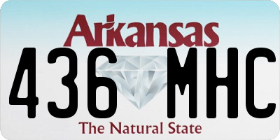 AR license plate 436MHC