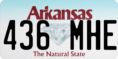 AR license plate 436MHE