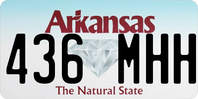 AR license plate 436MHH
