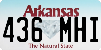 AR license plate 436MHI