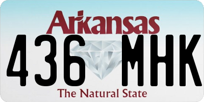 AR license plate 436MHK