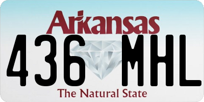 AR license plate 436MHL
