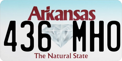 AR license plate 436MHO