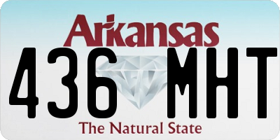 AR license plate 436MHT