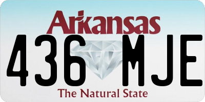 AR license plate 436MJE