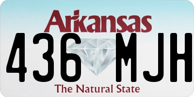 AR license plate 436MJH