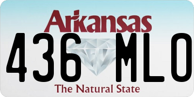 AR license plate 436MLO