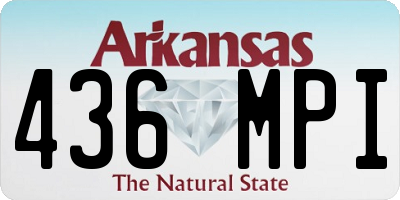 AR license plate 436MPI