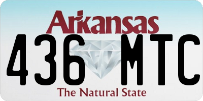 AR license plate 436MTC