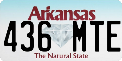 AR license plate 436MTE