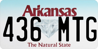 AR license plate 436MTG