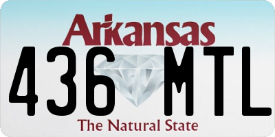 AR license plate 436MTL