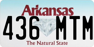 AR license plate 436MTM