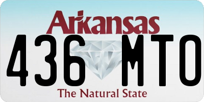 AR license plate 436MTO