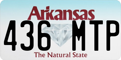 AR license plate 436MTP