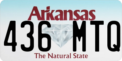 AR license plate 436MTQ