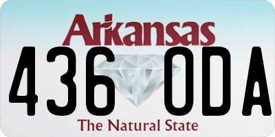 AR license plate 436ODA