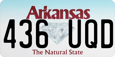 AR license plate 436UQD