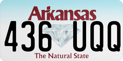 AR license plate 436UQQ