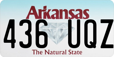 AR license plate 436UQZ