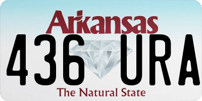 AR license plate 436URA