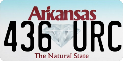 AR license plate 436URC