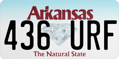 AR license plate 436URF