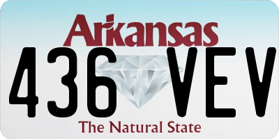 AR license plate 436VEV