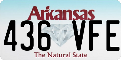 AR license plate 436VFE