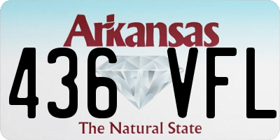 AR license plate 436VFL