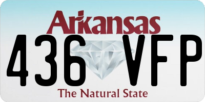AR license plate 436VFP