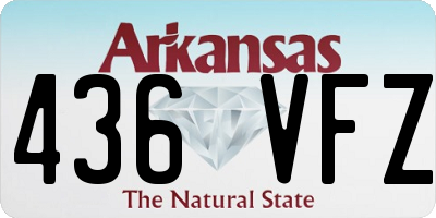 AR license plate 436VFZ