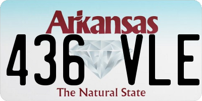 AR license plate 436VLE