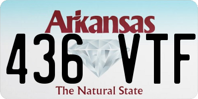 AR license plate 436VTF