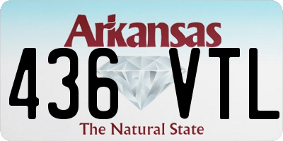 AR license plate 436VTL