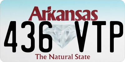 AR license plate 436VTP