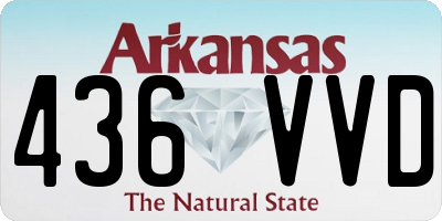 AR license plate 436VVD