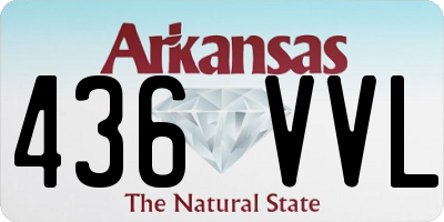AR license plate 436VVL
