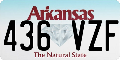 AR license plate 436VZF