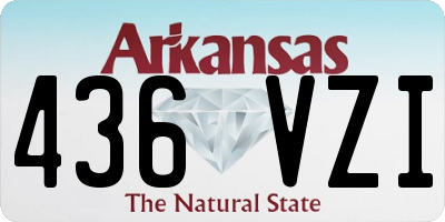 AR license plate 436VZI