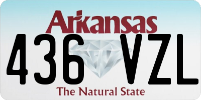 AR license plate 436VZL