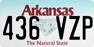 AR license plate 436VZP