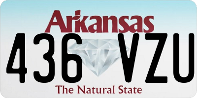 AR license plate 436VZU