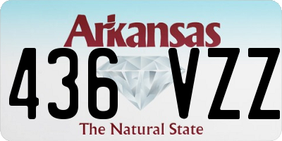AR license plate 436VZZ