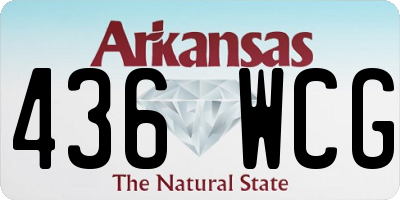 AR license plate 436WCG
