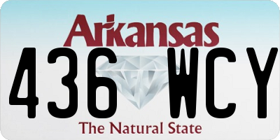 AR license plate 436WCY