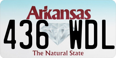 AR license plate 436WDL