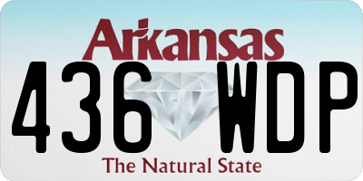 AR license plate 436WDP