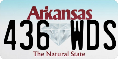 AR license plate 436WDS