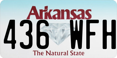 AR license plate 436WFH